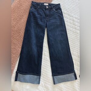 Kut From Kloth cropped wide leg denim